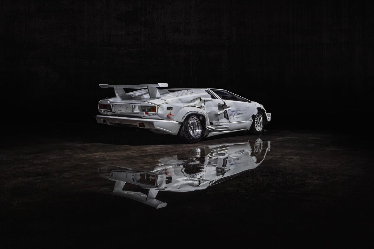 Lamborghini Countach The Wolf of Wall Street asta
