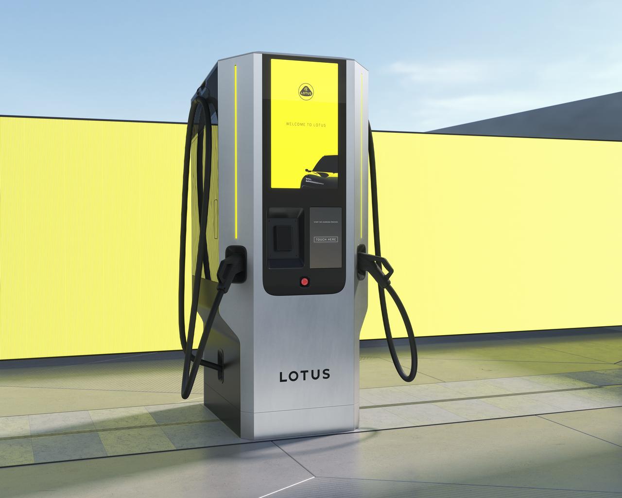 Lotus soluzioni ricarica rapida per EV