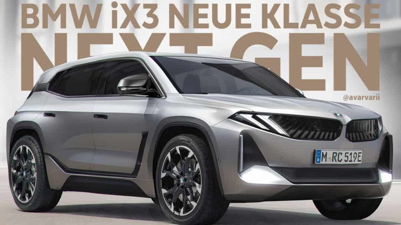 BMW iX3 2025 render