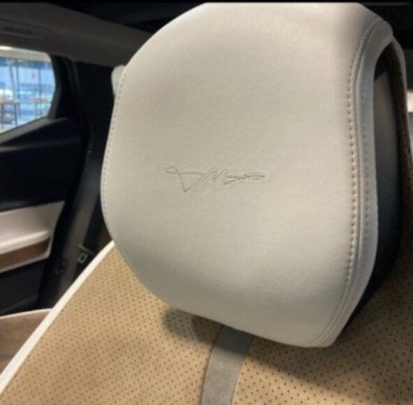 Fisker Ocean Extreme Monterey Edition sedile