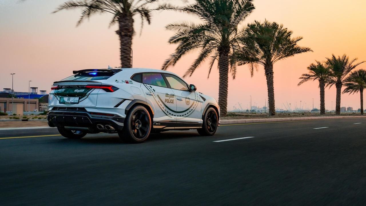 Lamborghini Urus Performante Polizia di Dubai