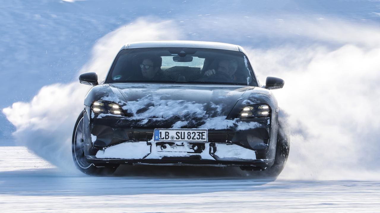 Porsche Taycan 2025 test