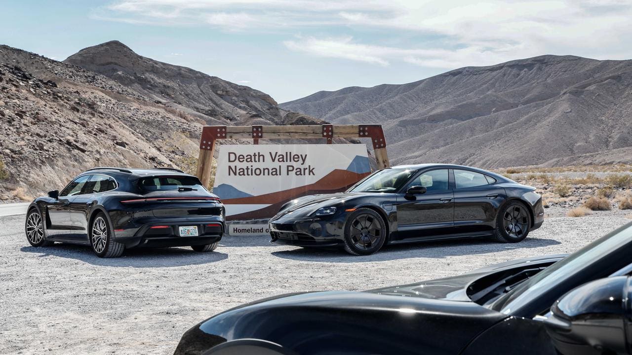 Porsche Taycan 2025 test