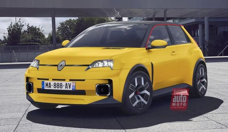 Renault 5 render