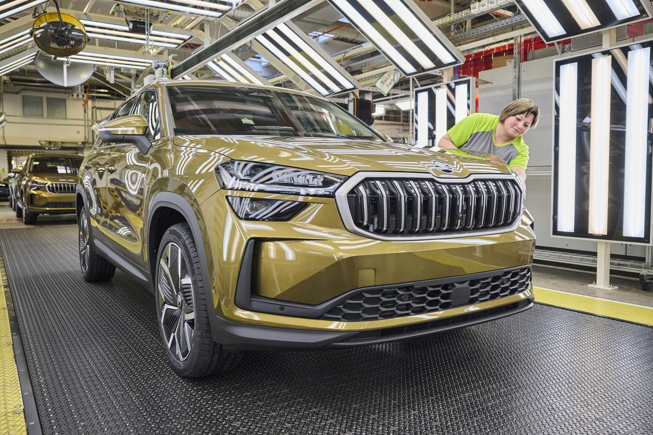 Skoda Kodiaq 2024 produzione Kvasiny