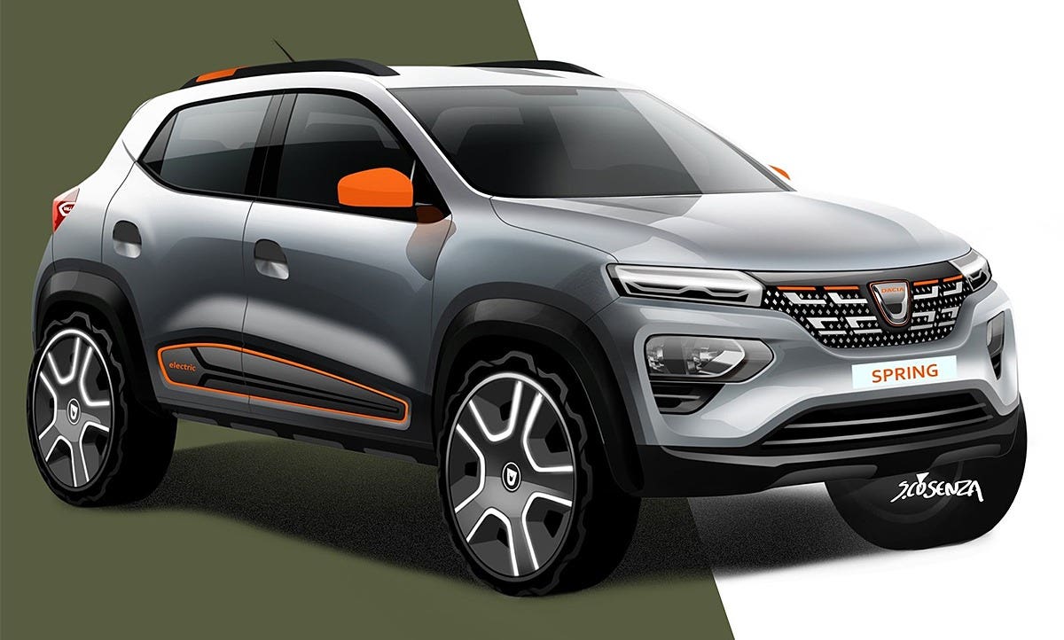 Dacia Spring render