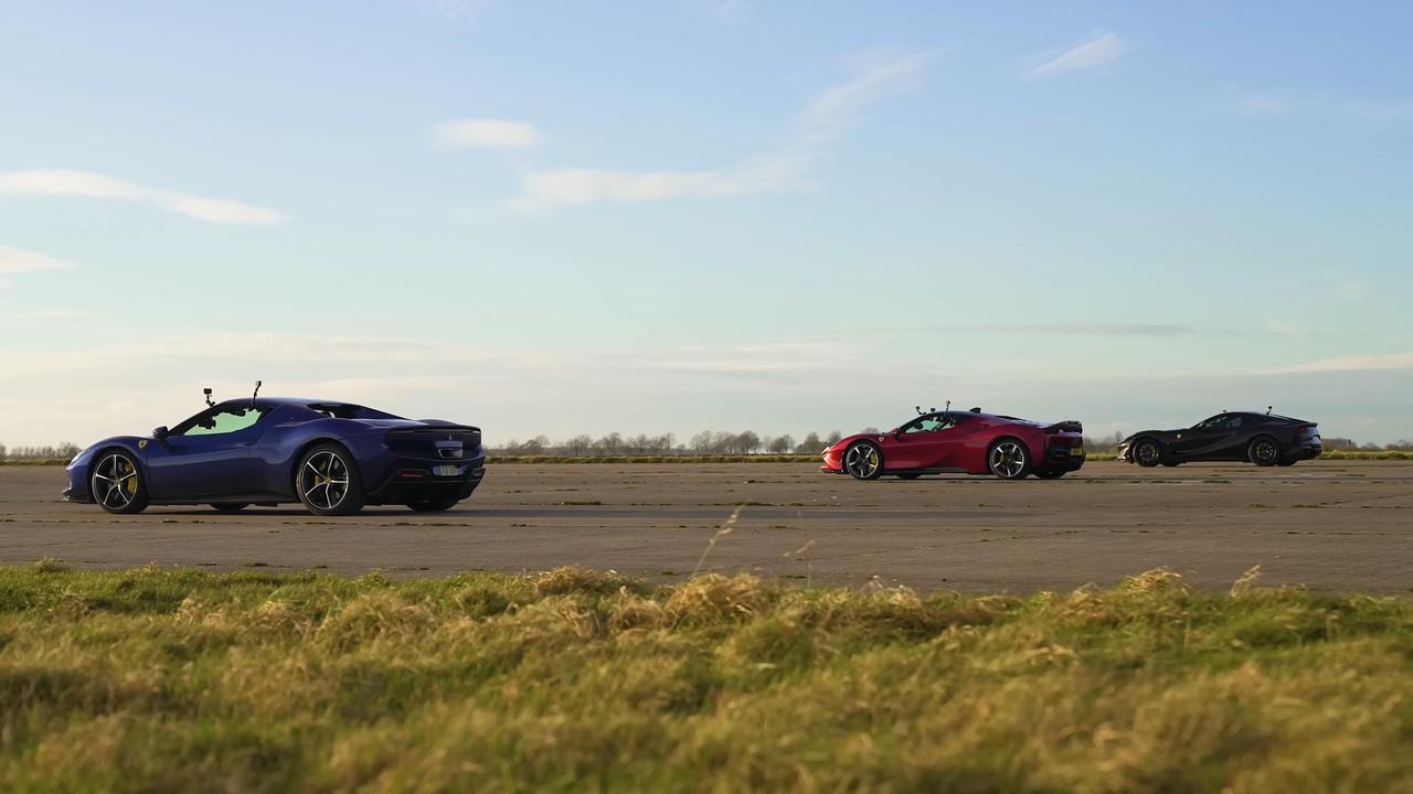 Ferrari SF90 vs 296 GTB vs 812 Superfast