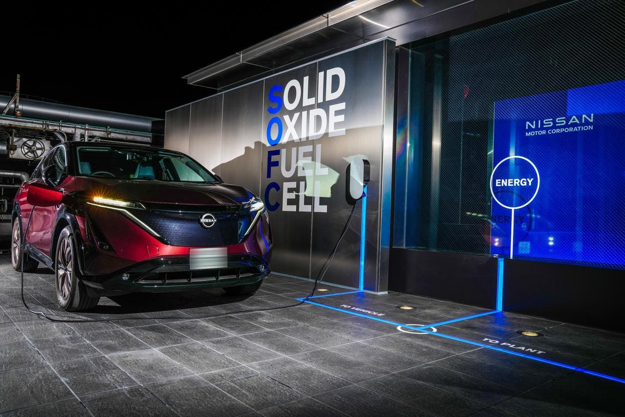 Nissan sistema di generazione di energia bioetanolo