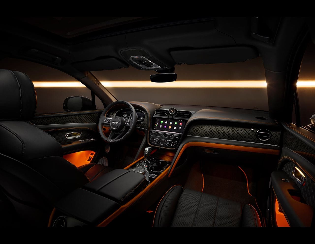 Bentley Black Edition dentro