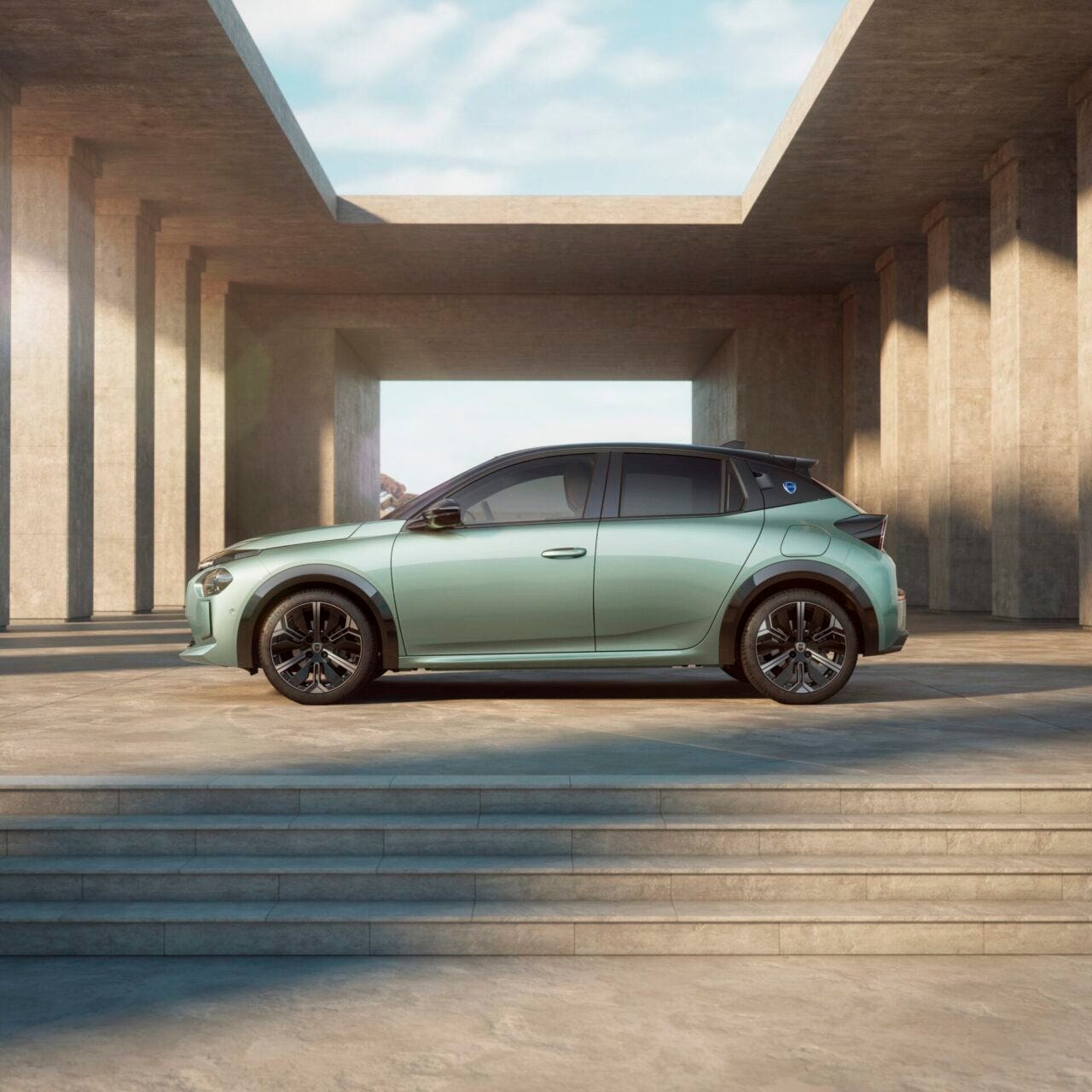 nuova Lancia Ypsilon 2024 di lato