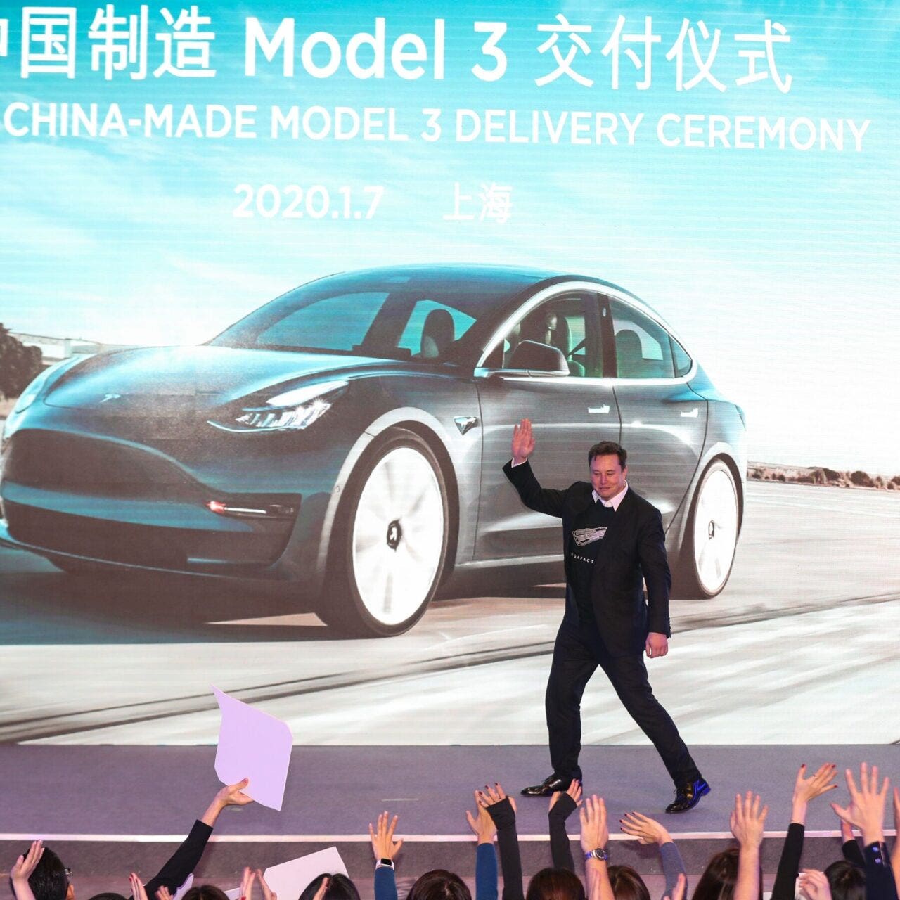 musk tesla cina