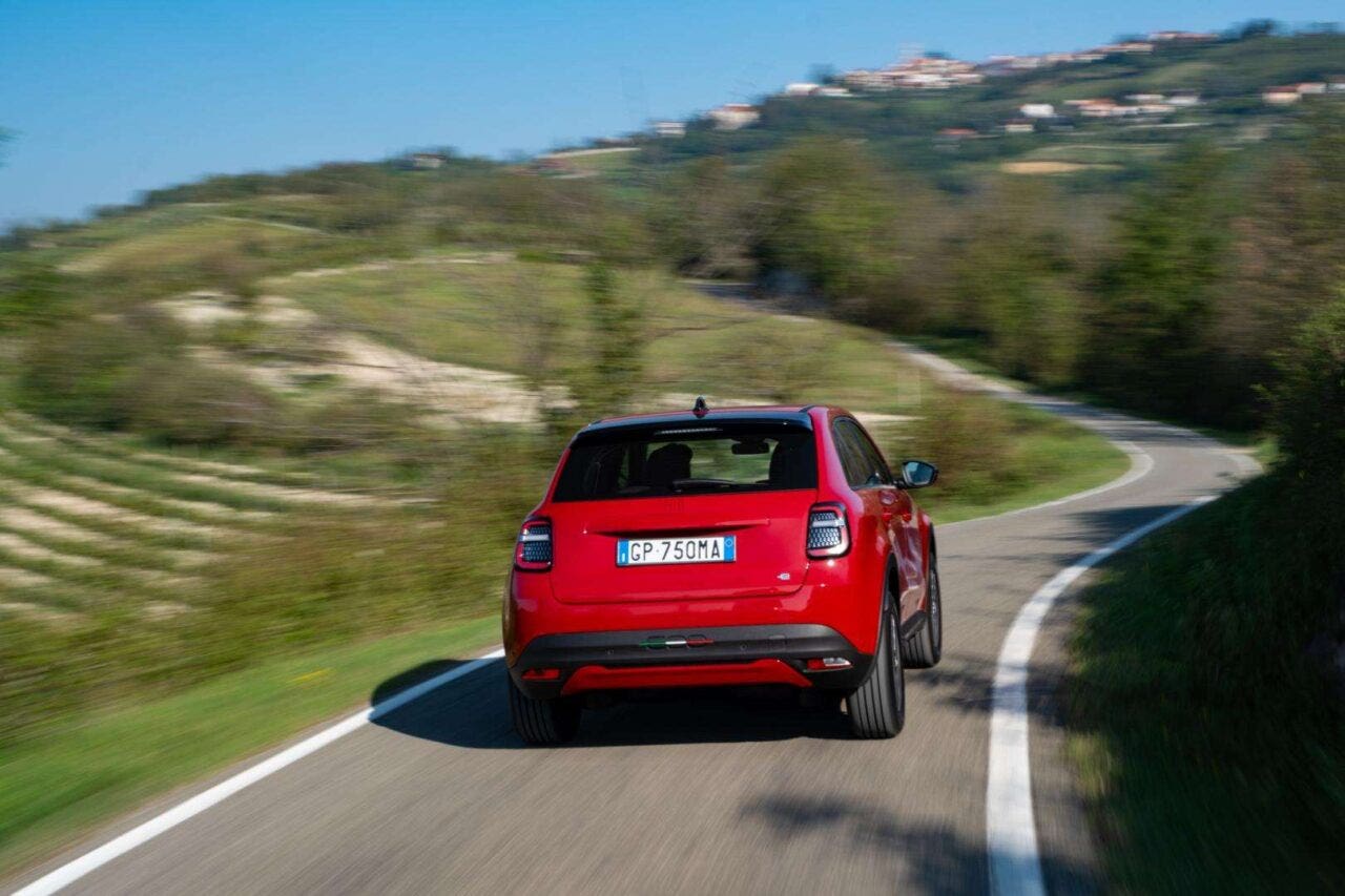 fiat 600 bandiera dietro paraurti