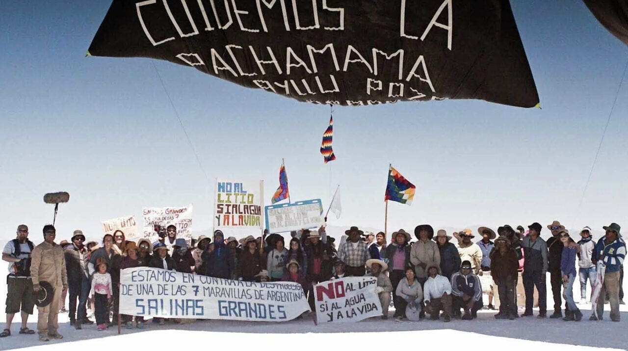 proteste anti litio sud america
