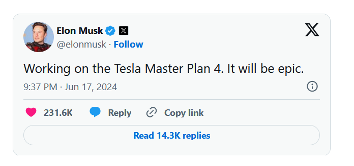 Tesla Master Plan Part 4