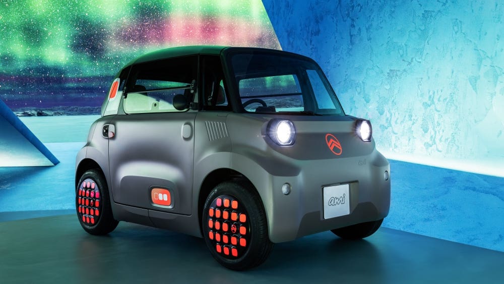Il frontale di Citroen Ami