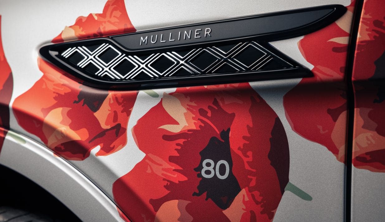 remembrance day bentley bentayga