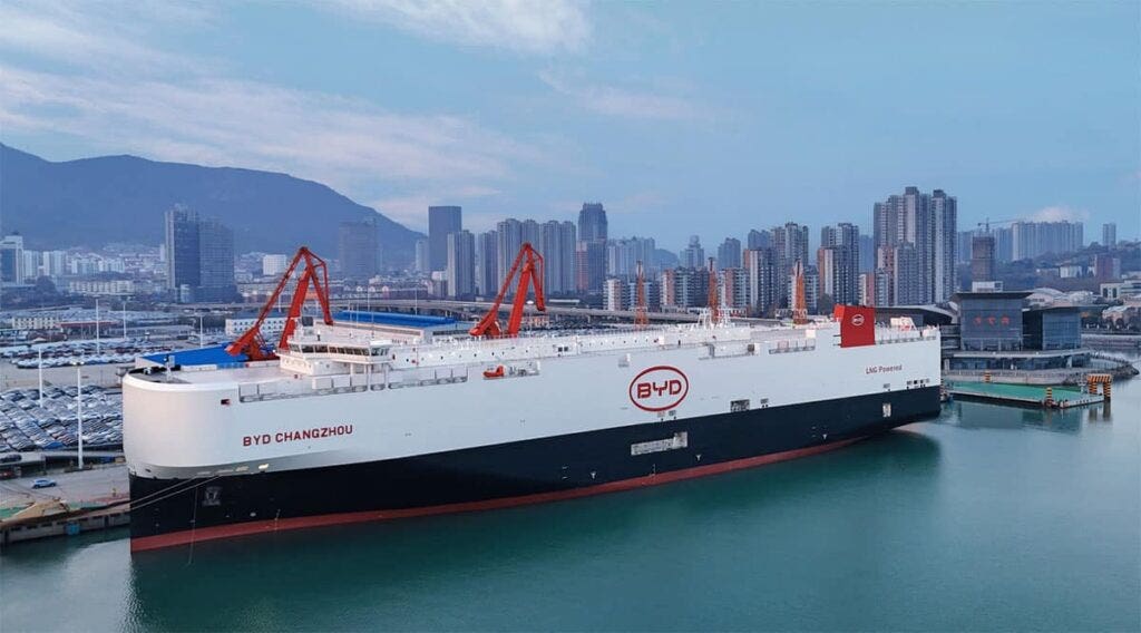 nave BYD, Changzhou