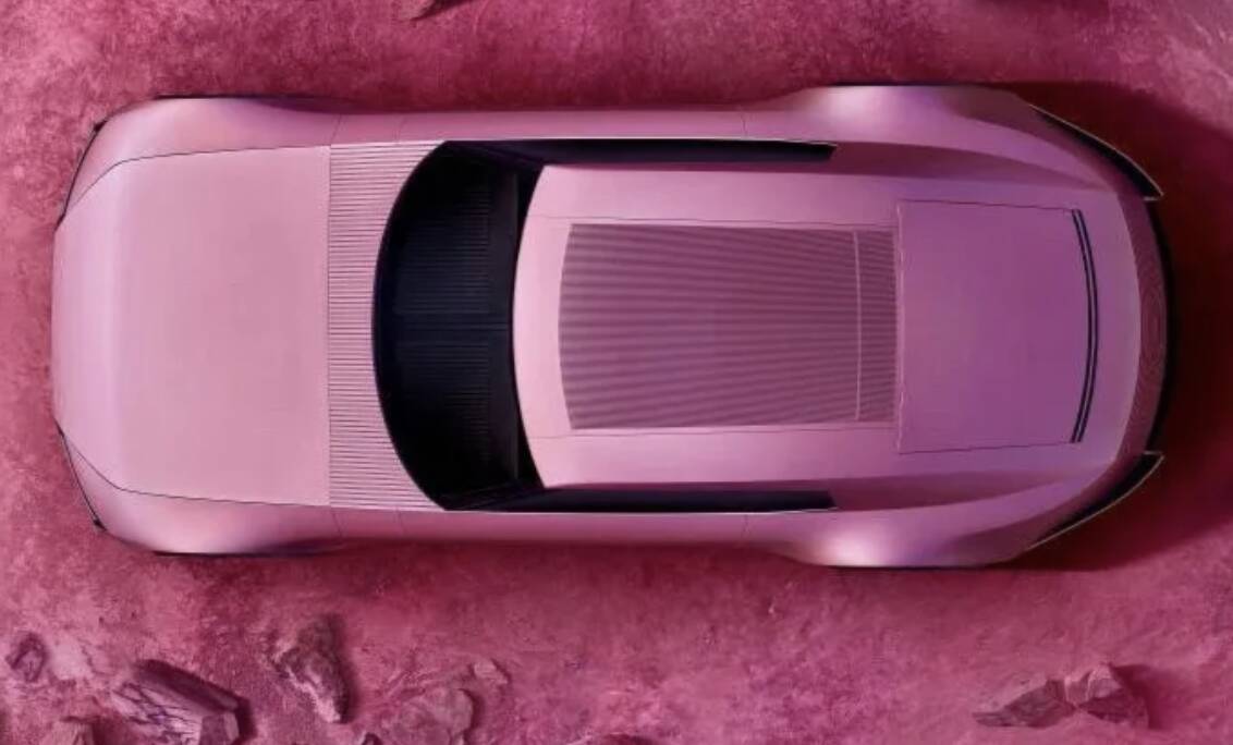 Jaguar elettrica concept rosa shocking
