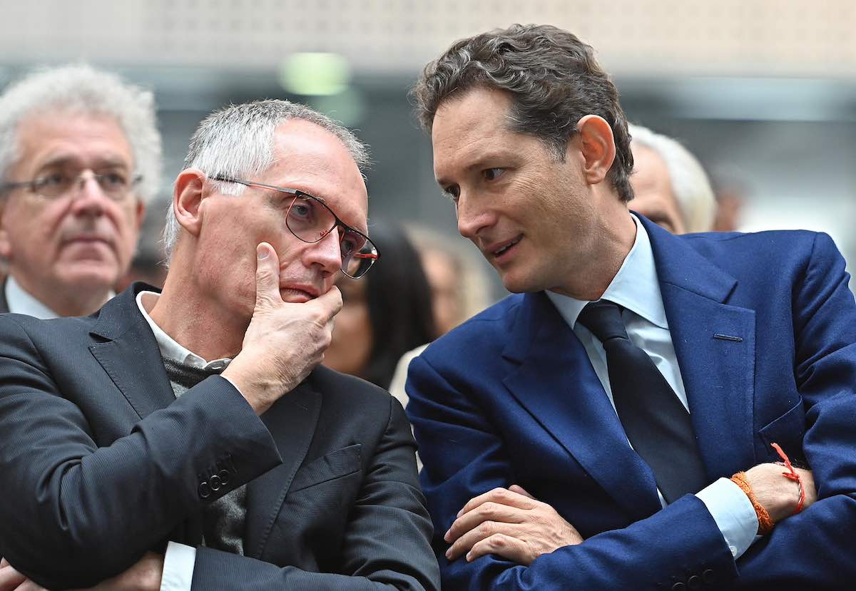 Carlos Tavares A.D. Stellantis e John Elkann presidente Stellantis