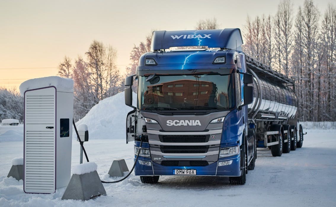 Camion elettrico Scania