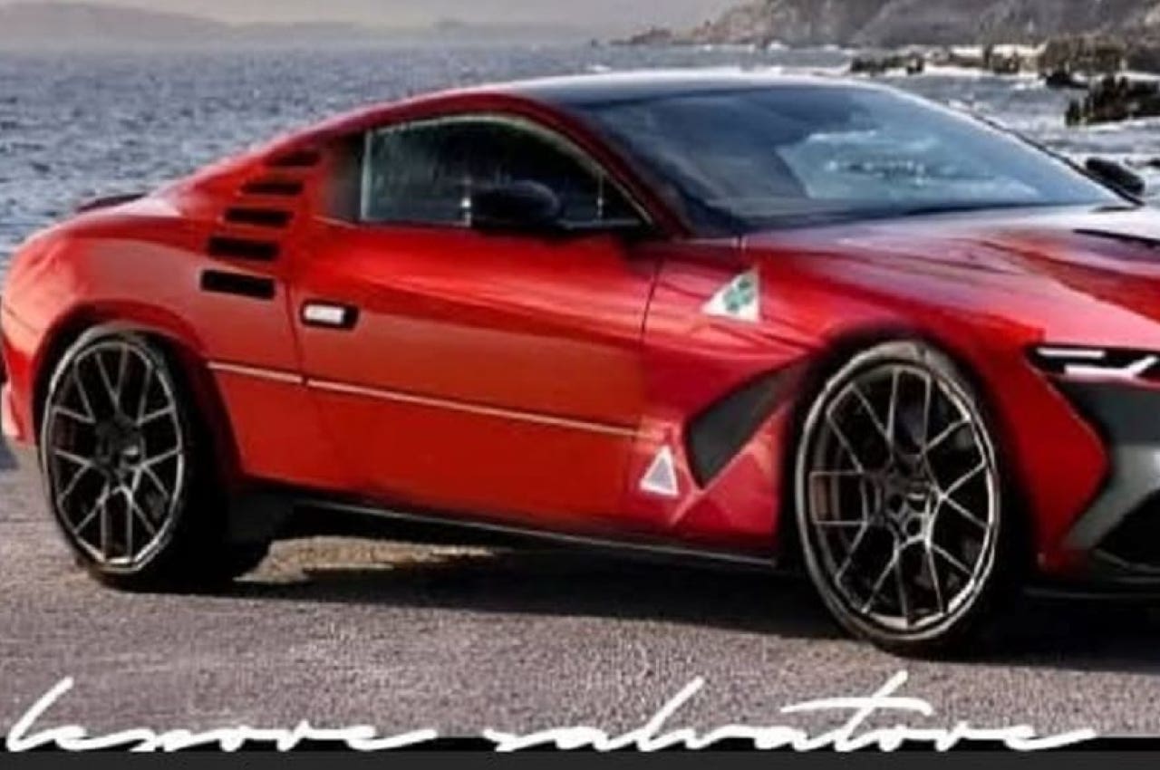 rendering salvatore lepore - Alfa Romeo Montreal