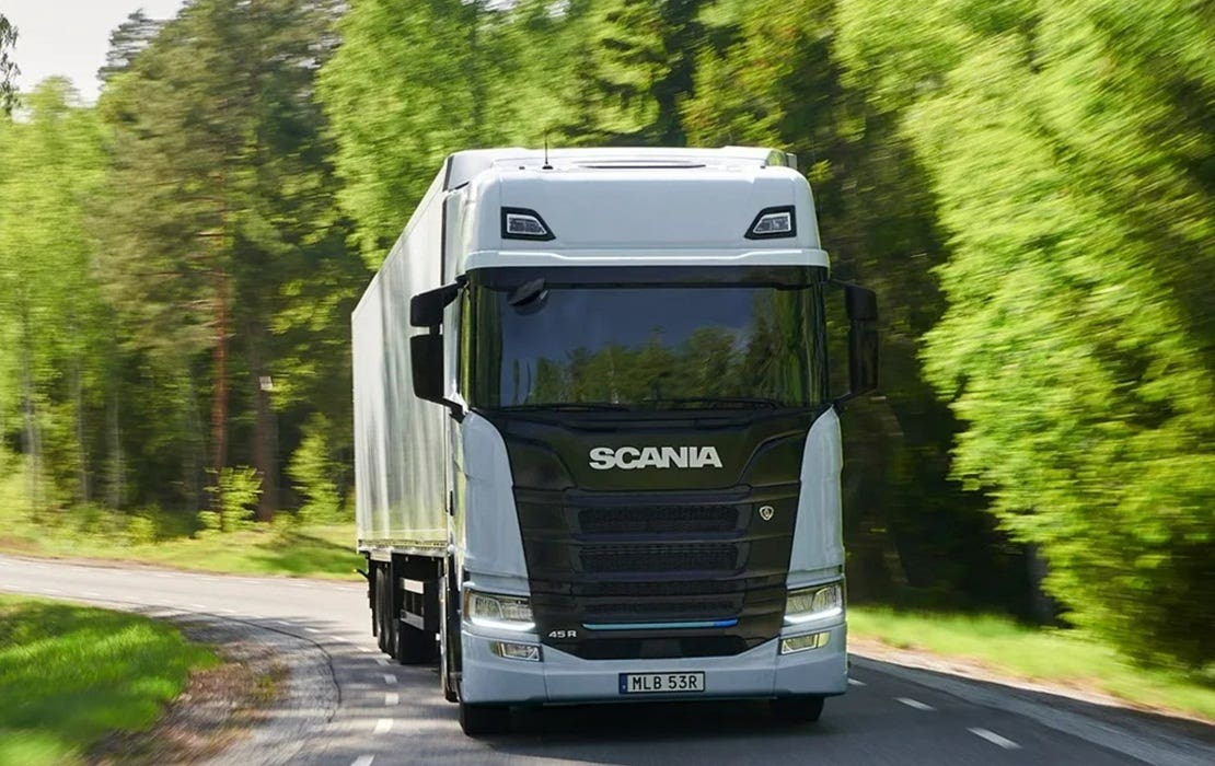Camion elettrico Scania