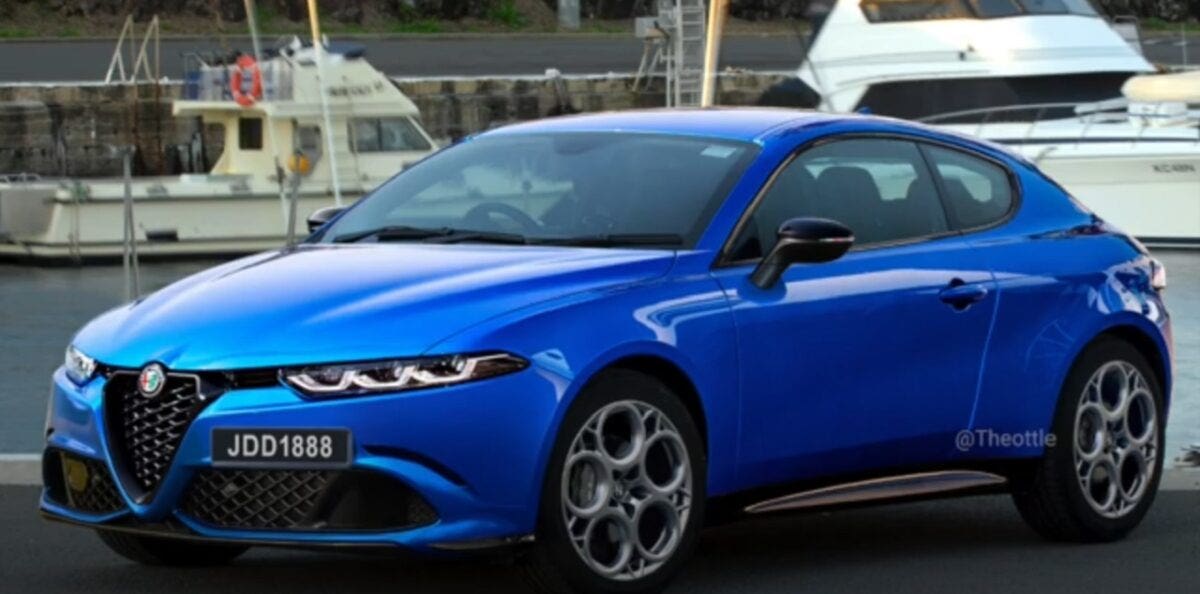 Alfa Romeo Brera, rendering di theottle