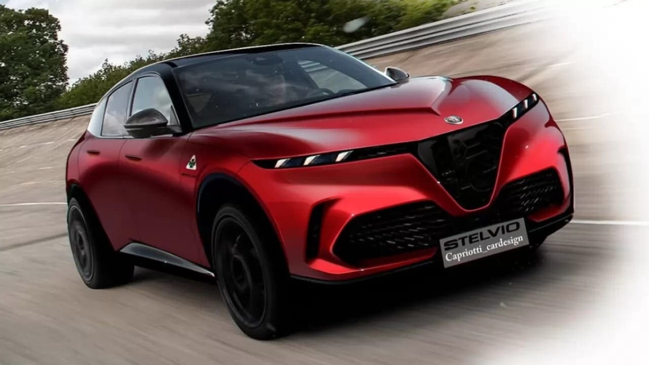 Alfa Romeo Stelvio 2025 rendering