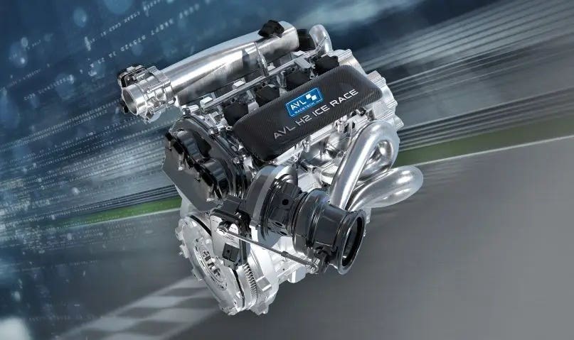 Motore a idrogeno AVL Racetech
