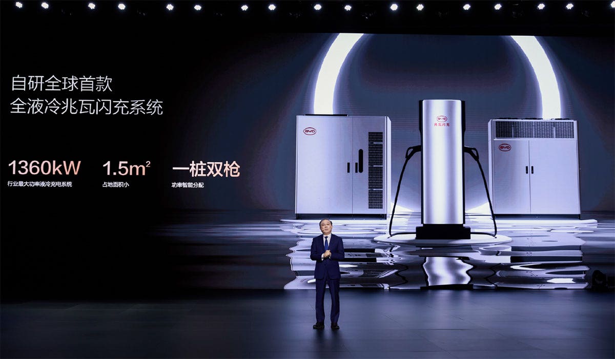 Super e-platform BYD da 1.000 kW