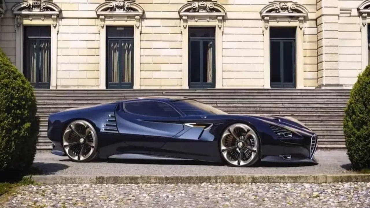 Alfa Romeo Montreal, rendering serafini
