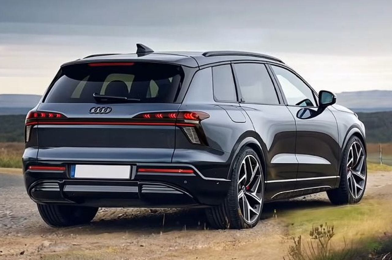 Audi Q9 2026 rendering