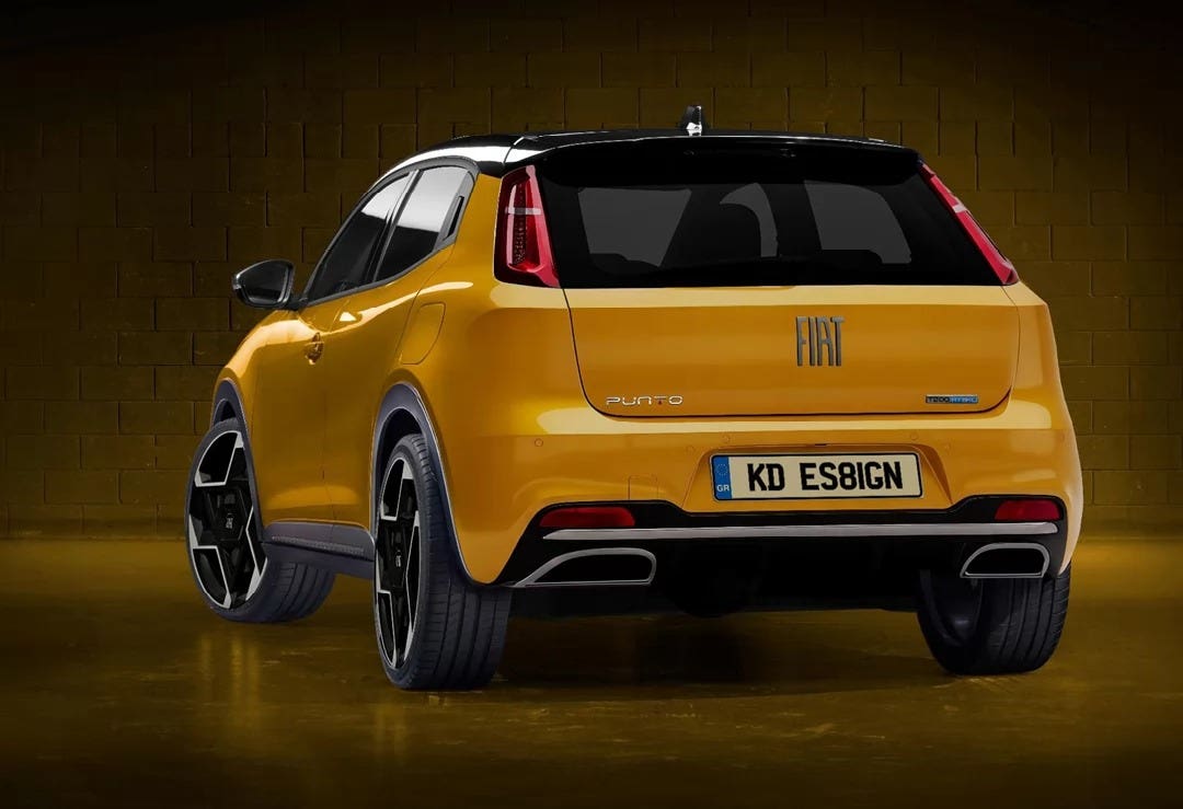 Fiat Punto B-SUV render