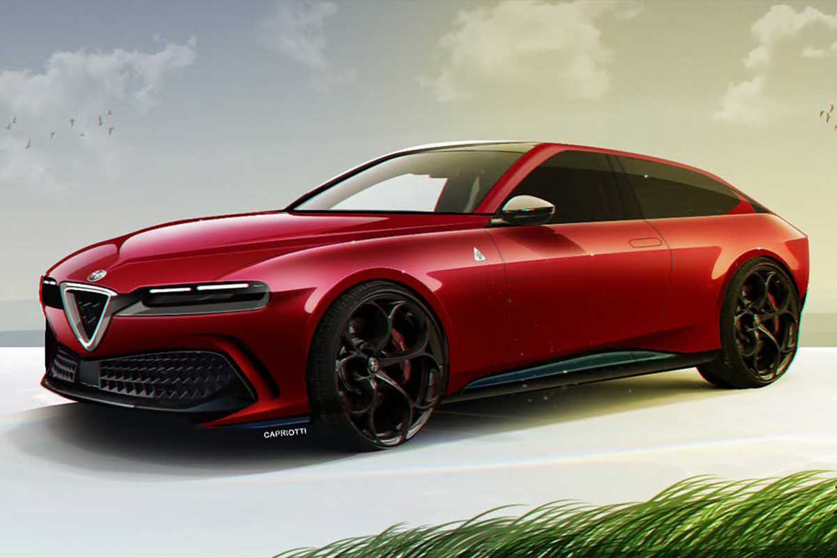 alfa romeo giulia rendering