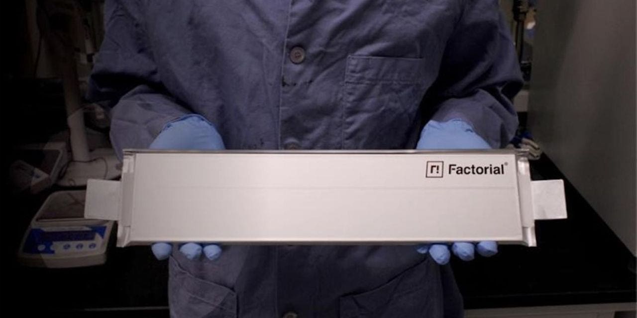 factorial, batterie allo stato solido