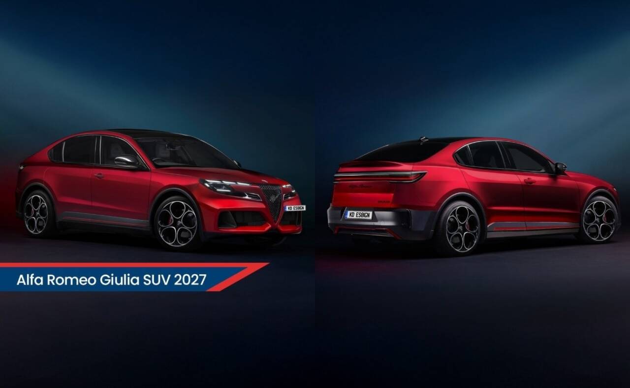 Alfa Romeo Giulia rendering