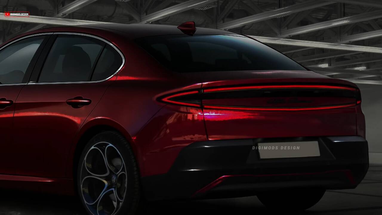Alfa Romeo Giulia rendering Dimas Ramadhan