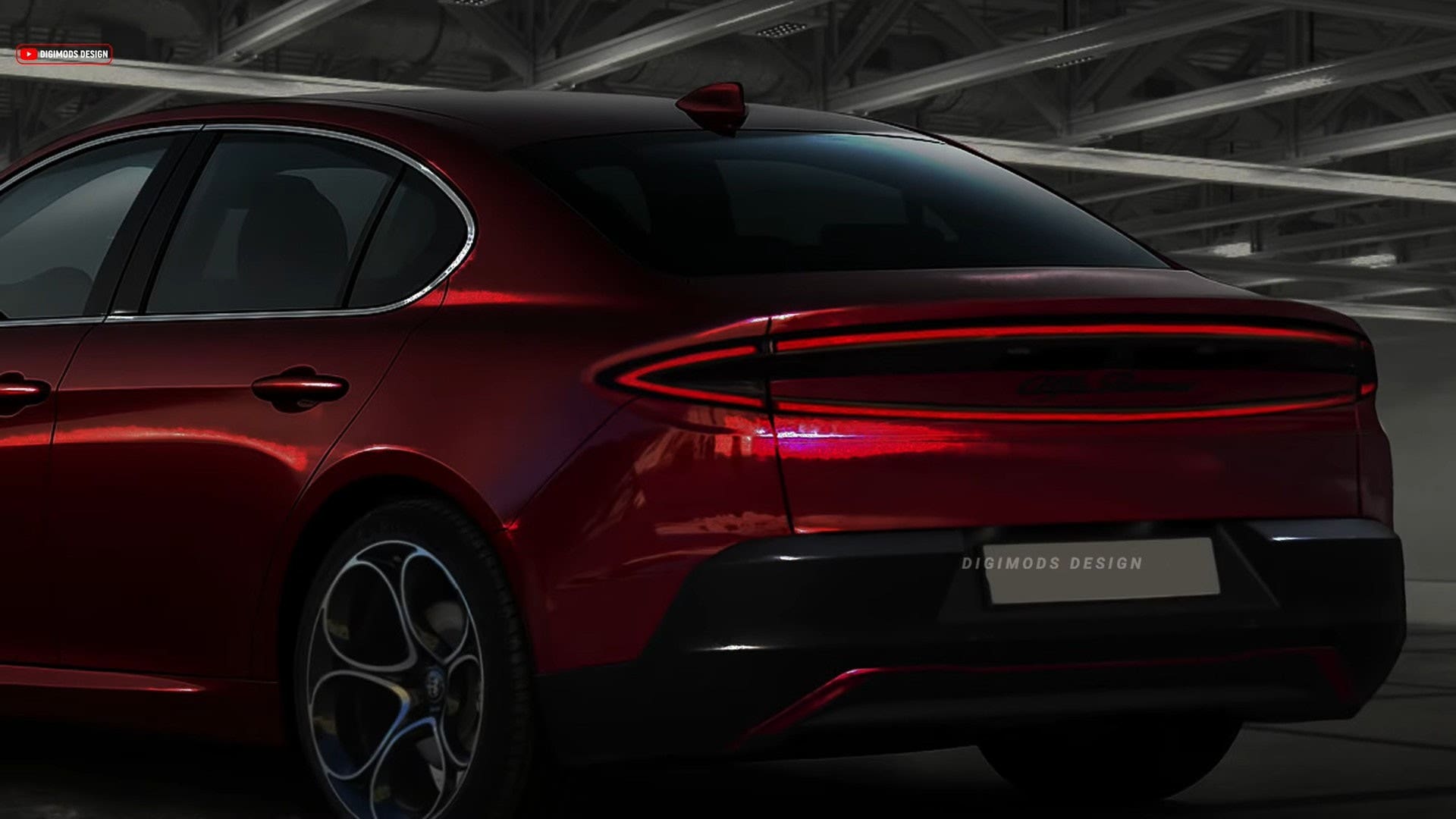 Alfa Romeo Giulia rendering Dimas Ramadhan