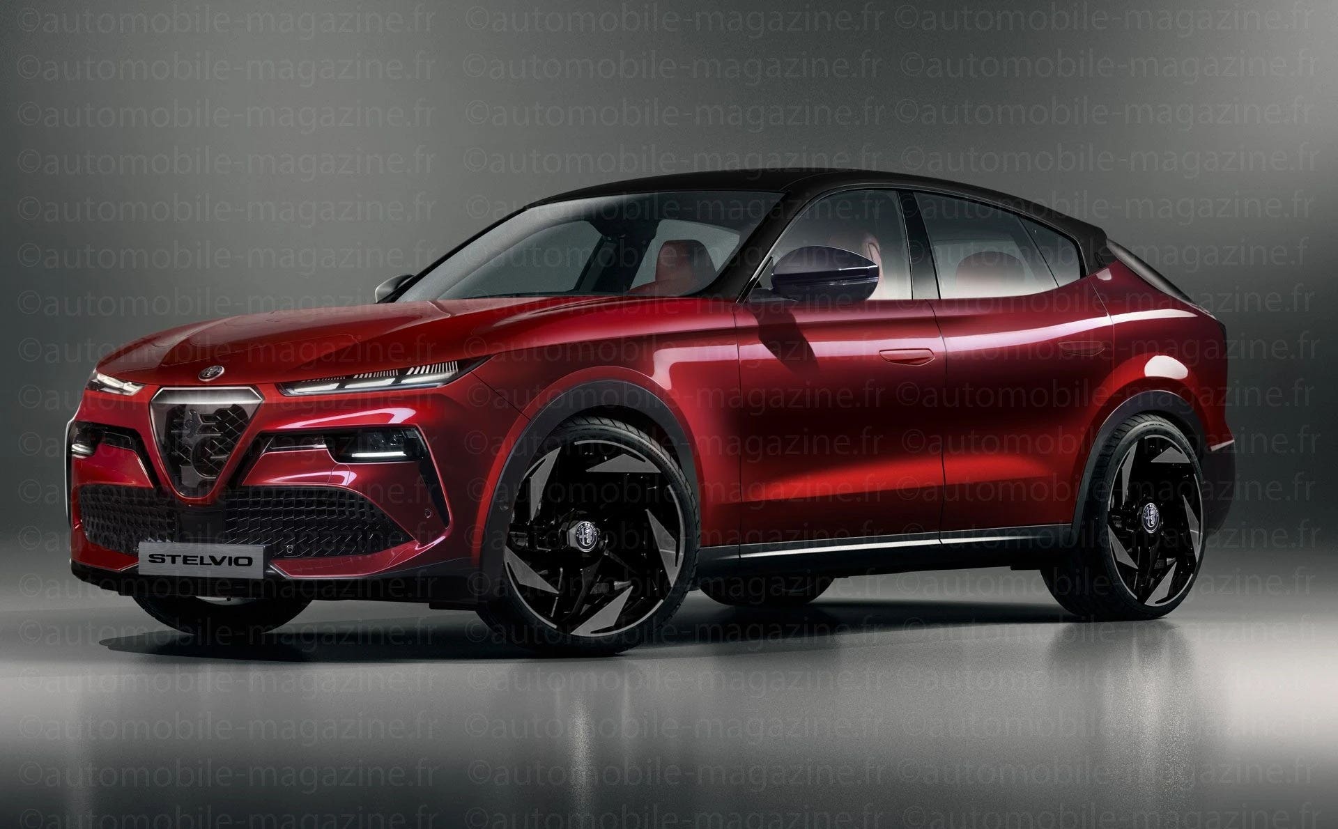 Alfa Romeo Stelvio render 2025