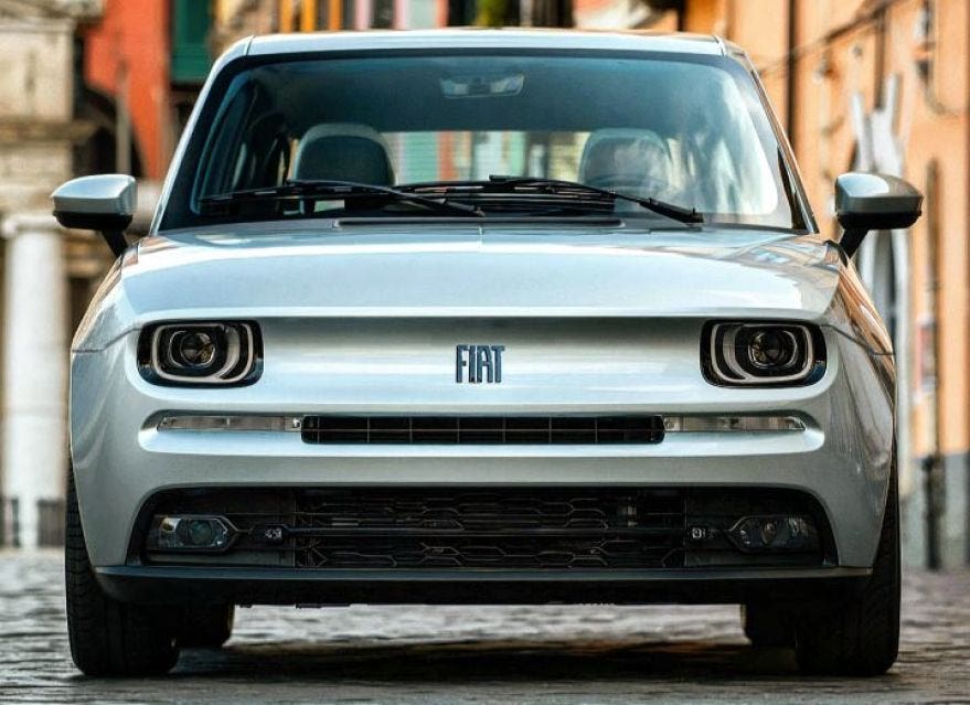 Fiat 127 - rendering simolude