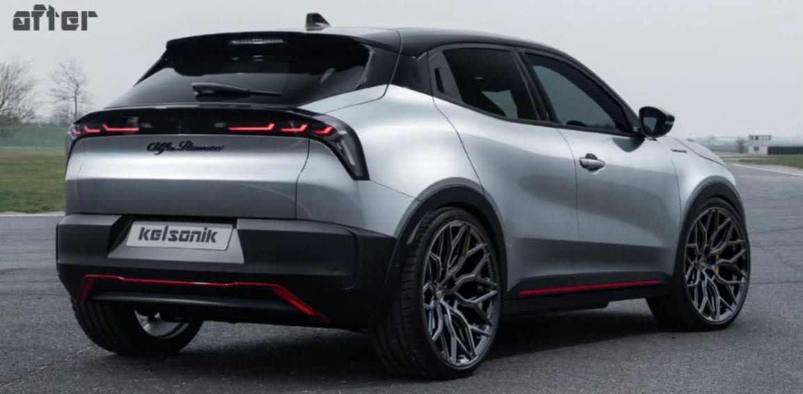 alfa romeo junior - rendering kelsonik