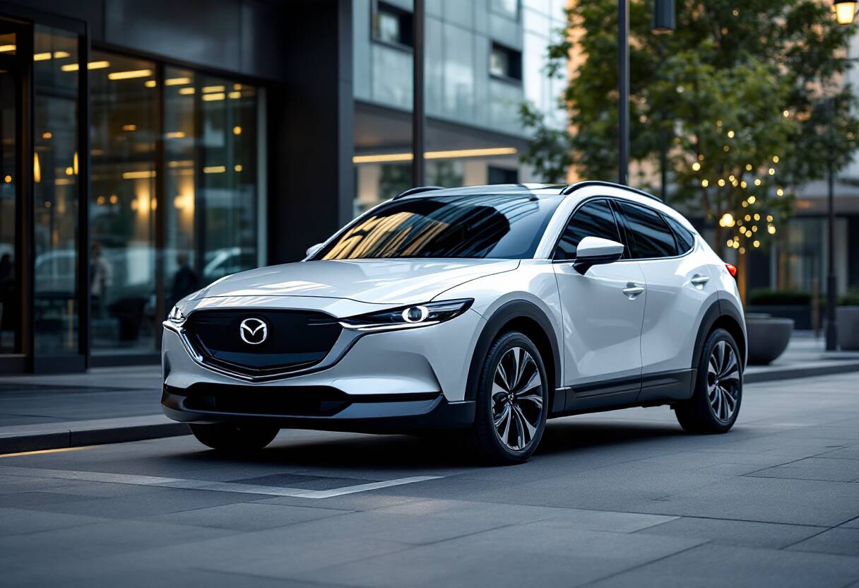 mazda CX-6e rendering