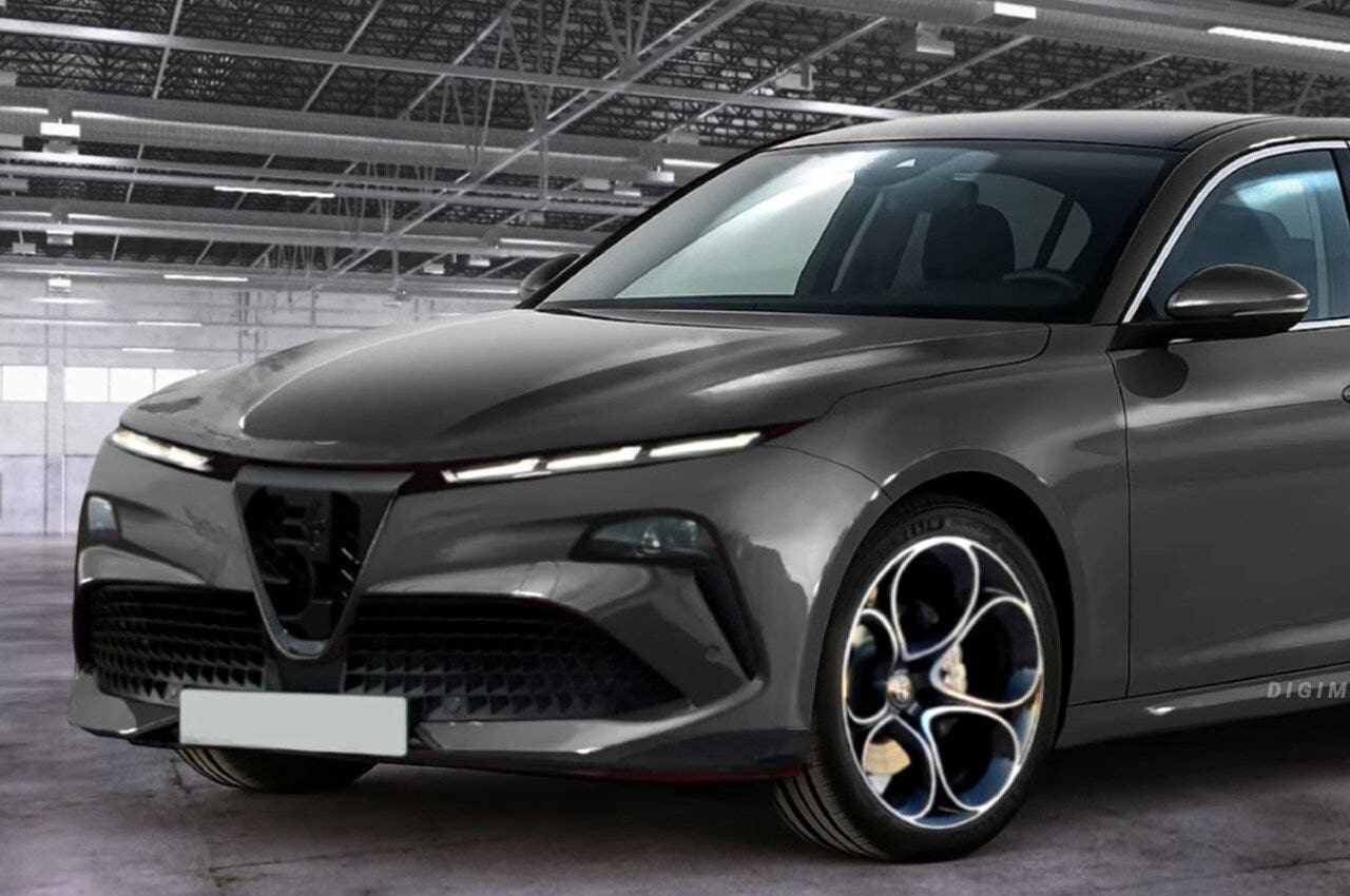 Alfa Romeo Giulia rendering