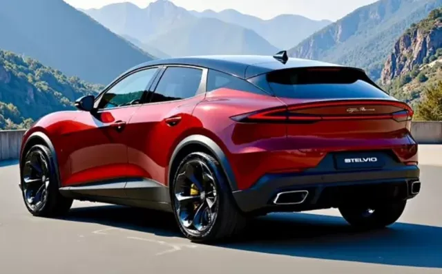 Alfa Romeo Stelvio rendering serafini