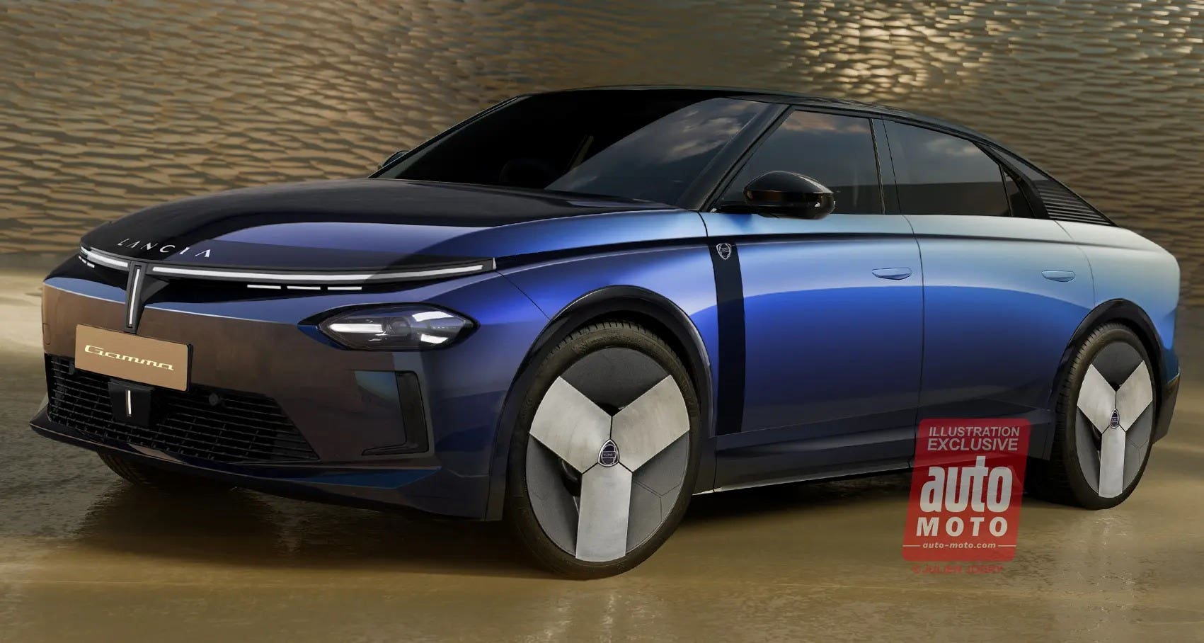 Lancia Gamma render