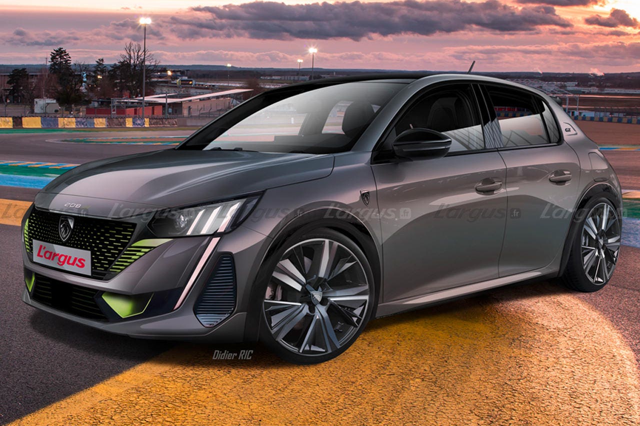 Peugeot 208 GTI rendering