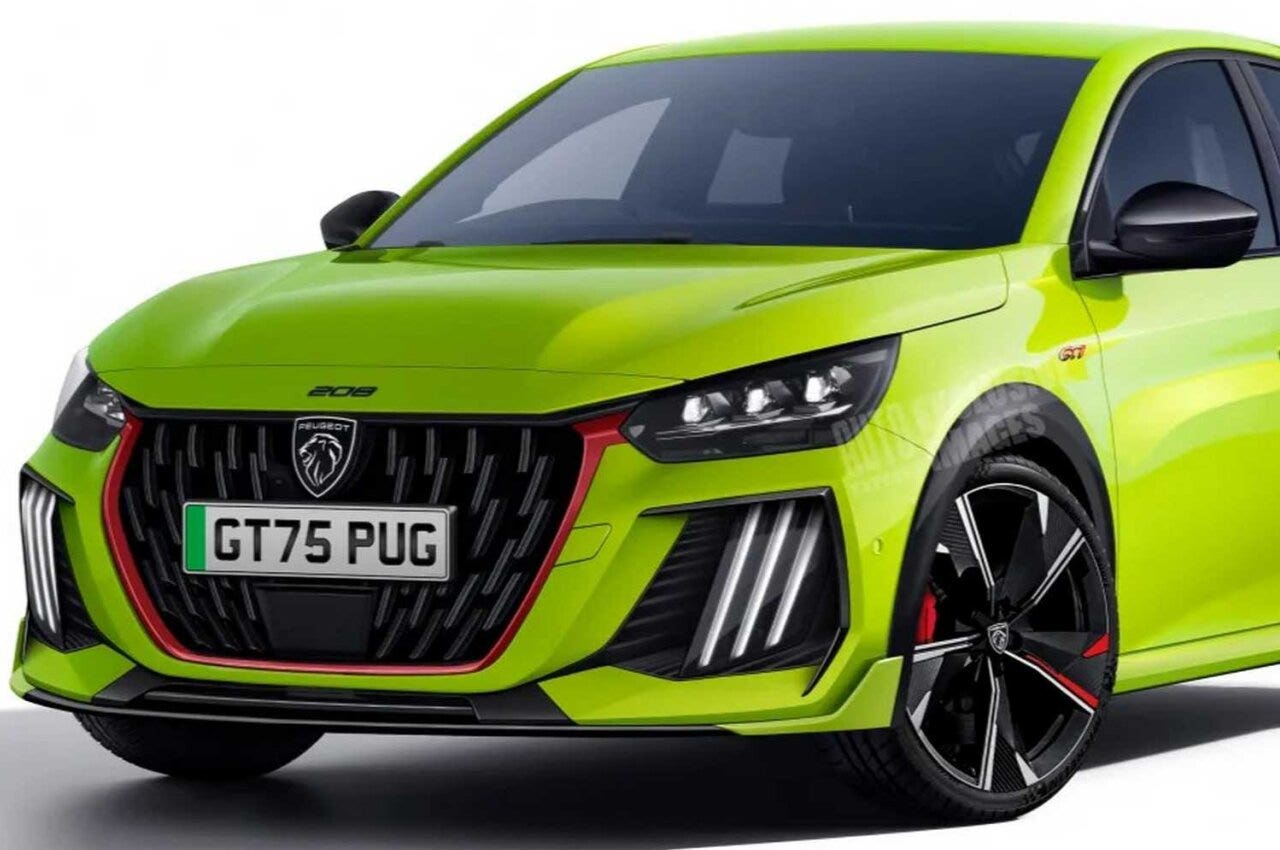 Peugeot 208 GTI rendering