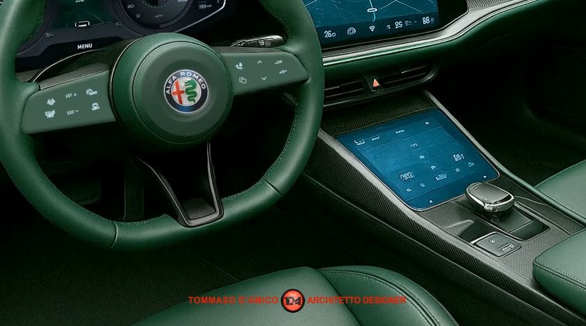 alfa romeo spider rendering D'amico