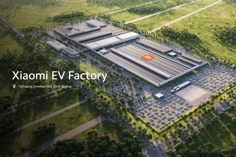 xiaomi, fabbrica batterie