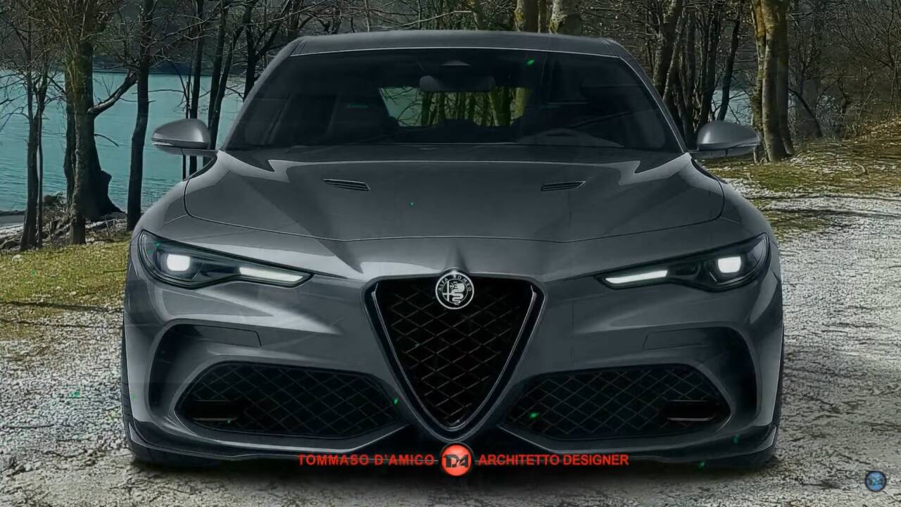Alfa Romeo Giulia veloce rendering TDA